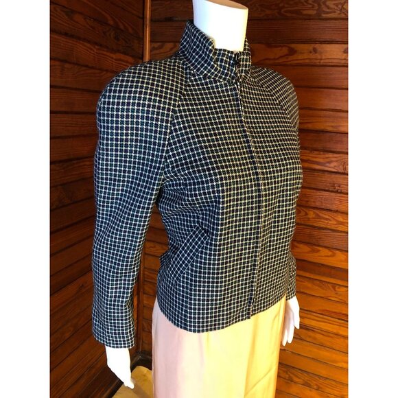 Plaid Blazer, Plaid Jacket, Tartan Plaid, Wool Jacket, Doncaster, Punk Plaid, M - Picture 5 of 10